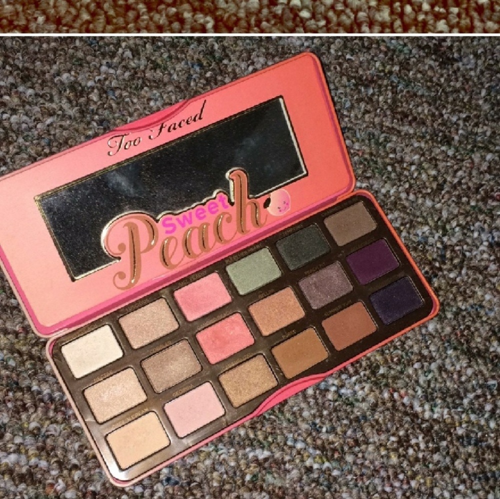 too faced peach palette